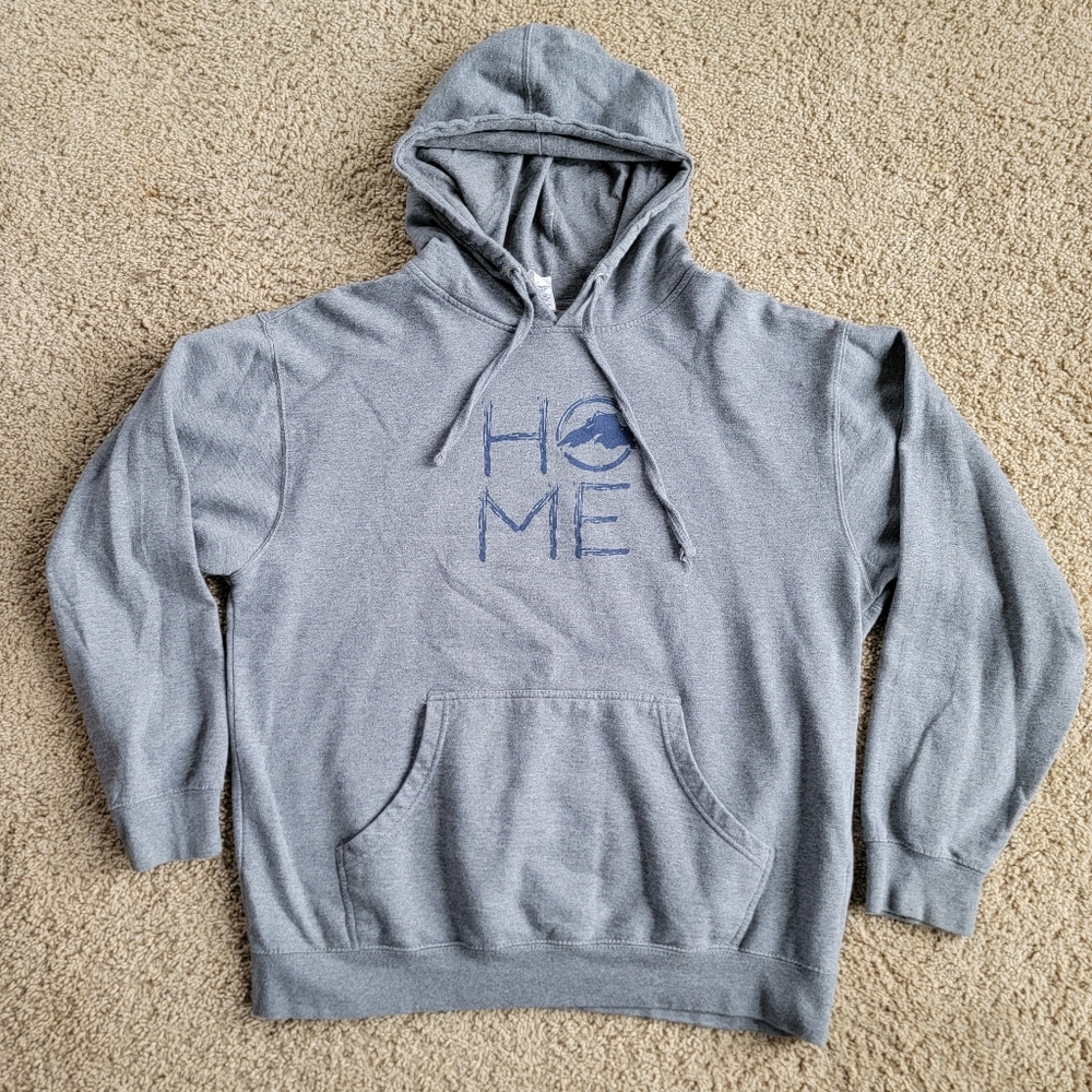 Independent Trading Company Lake Superior Home Hoodie Sweatshirt - Size Large